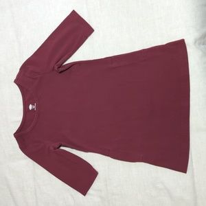 Girl's Old Navy Maroon Dress With Pockets